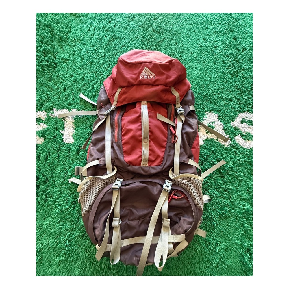 Kelty Lakota 65 Internal Frame Backpack Unisex 65L Red Brown Excellent Hiking